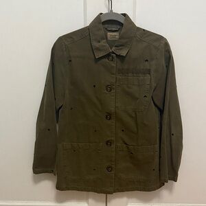 Olive Green Women's Jacket Marine Layer Utility